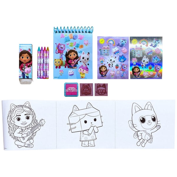 Gabbys Dollhouse 3D stationery set