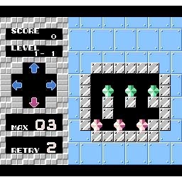 Puzznic Nintendo NES SCN (Brukt)