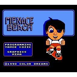 Menace Beach Nintendo NES (Brugt)