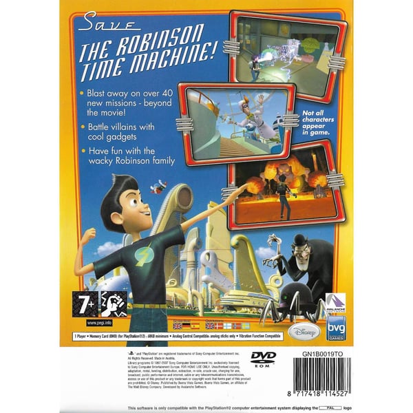 Meet the Robinsons Playstation 2 PS2 Nordic (Brukt)