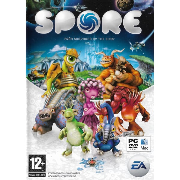 Spore PC DVD Swedish (Brukt)