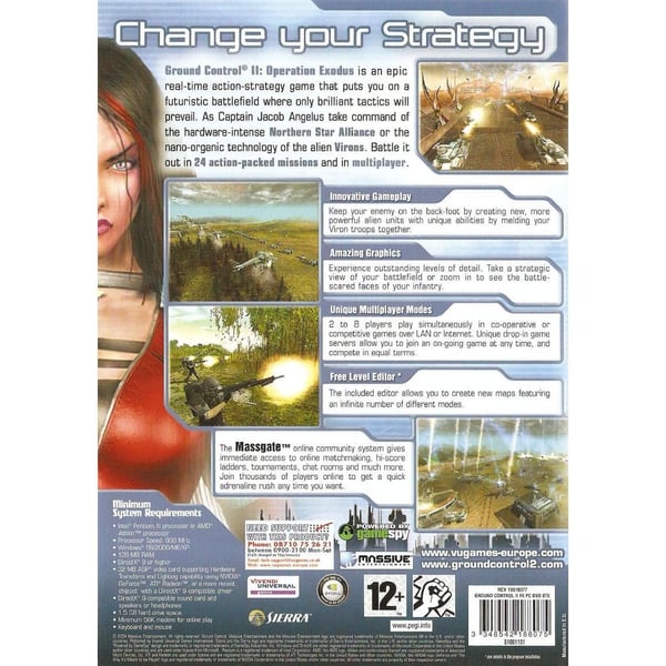 Ground Control II Operation Exodus PC CD (Brukt)