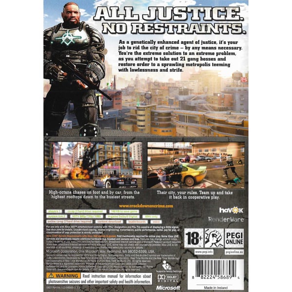 Crackdown Xbox 360 Classics (Begagnad)