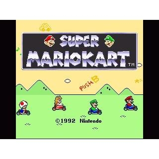 Super Mario Kart Super Nintendo SNES SCN (Brukt)