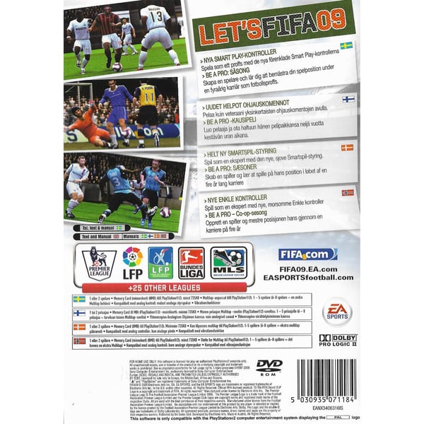 FIFA 09 Playstation 2 PS2 Nordic (Brukt)