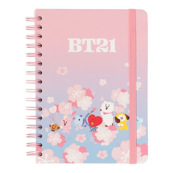 BT21 Sakura A5 notebook