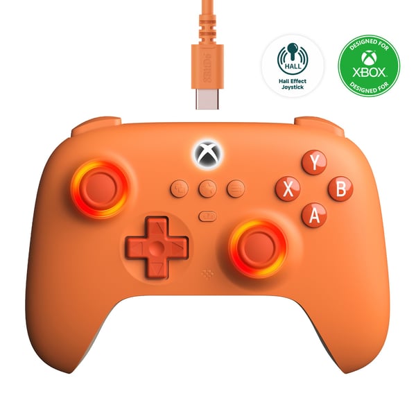 8BitDo Ultimate C Wired Controller for Xbox Orange