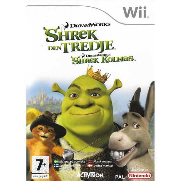 Shrek den Tredje Nintendo Wii Nordic (Brukt)