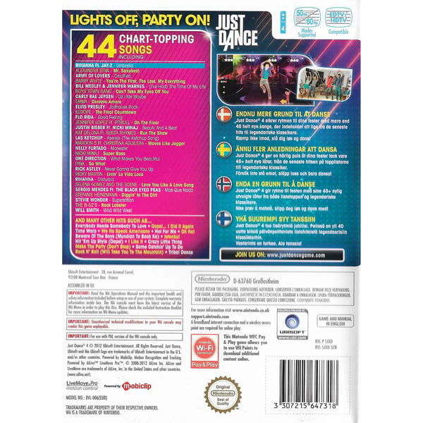 Just Dance 4 Special Edition Nintendo Wii Nordic (Begagnad)