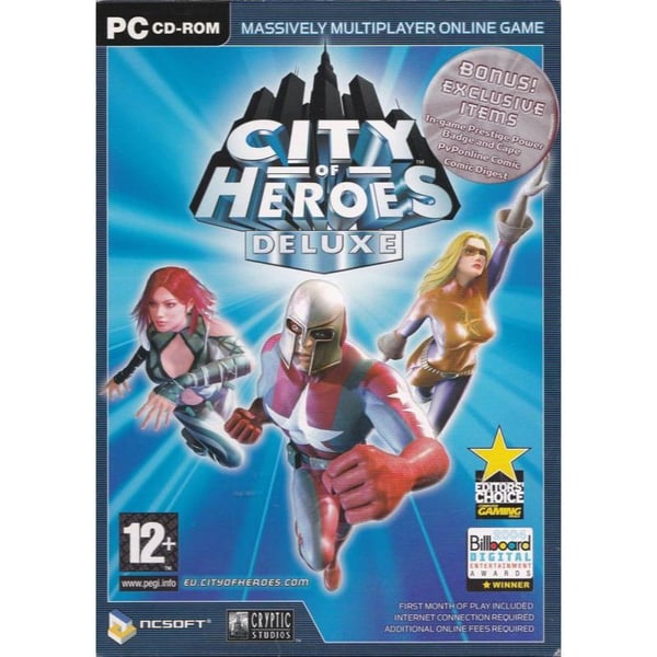 City of Heroes Deluxe PC CD (Brukt)
