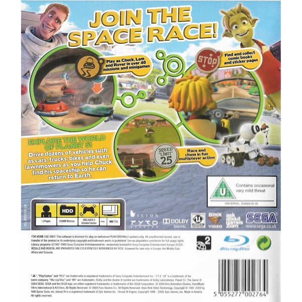 Planet 51 Playstation 3 PS3 (Brugt)