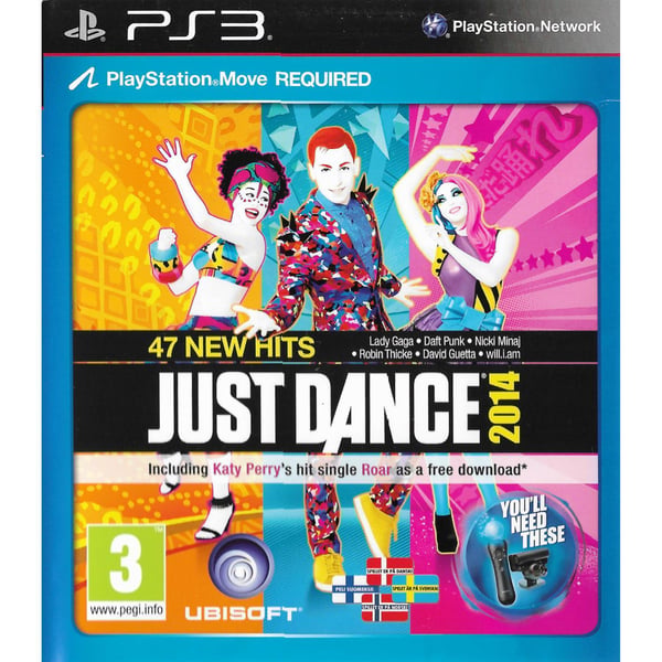 Just Dance 2014 Playstation 3 PS3 Nordic (Brukt)