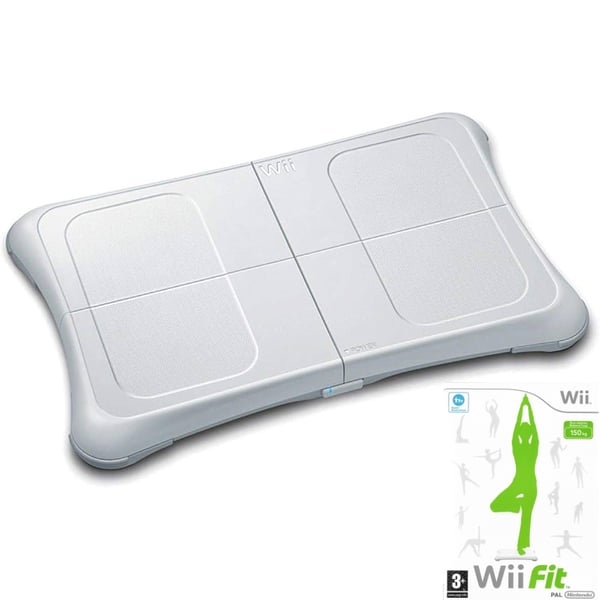 Wii Balance Board Original Vit + Wii Fit Nintendo Wii (Begagnad)