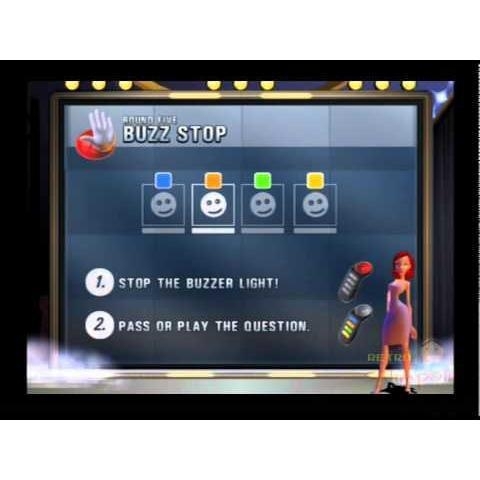 Buzz The Music Quiz Playstation 2 PS2 Bundle Copy Nordic (Brukt)