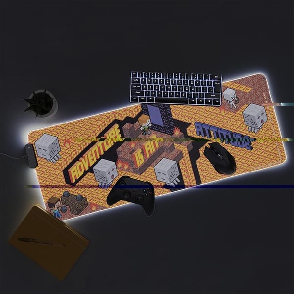 Minecraft Gamingmusematte 30x80 cm