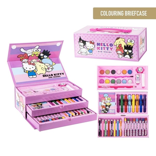 Hello Kitty colouring stationery case Hello Kitty colouring stationery case