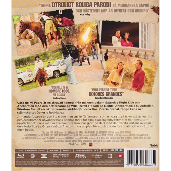 Casa de mi Padre Blu-Ray (Käytetty)