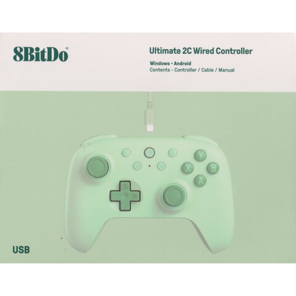 8BitDo Ultimate 2C Wired Controller Green
