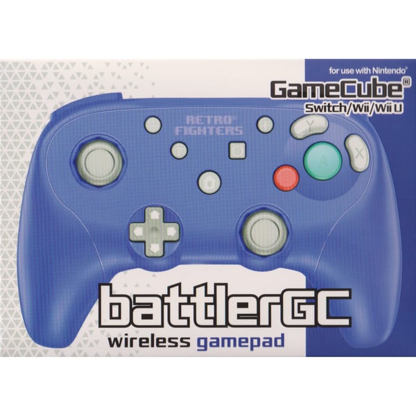 RetroFighters RF BattlerGC Wireless Controller Purple Nintendo Gamecube