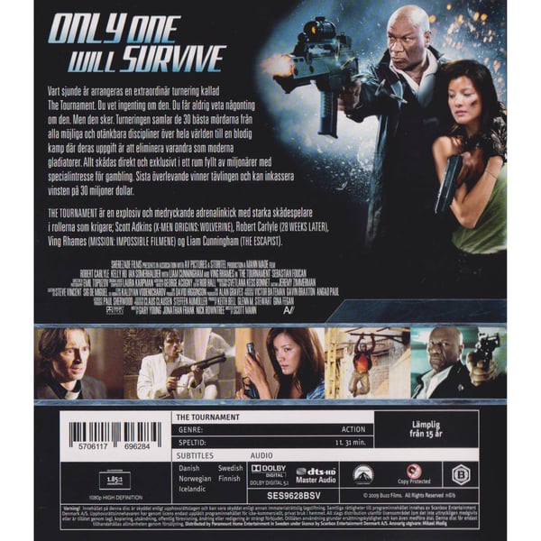 The Tournament Blu-Ray (Käytetty)