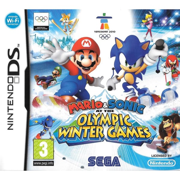 Mario & Sonic at the Olympic Winter Games Nintendo DS Nordic (Brukt)