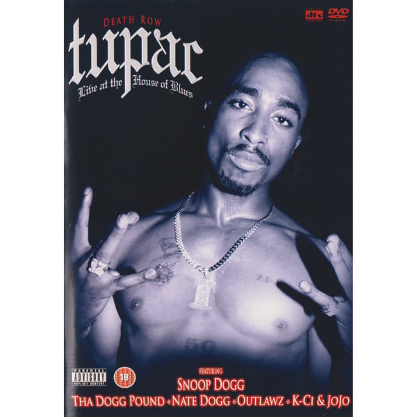 Tupac Live at the House of Blues DVD (Käytetty)