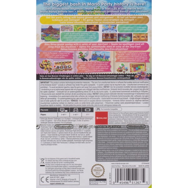 Super Mario Party Jamboree Nintendo Switch Nordic