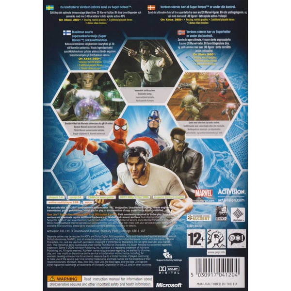 Marvel Ultimate Alliance Xbox 360 Nordic (Brukt)