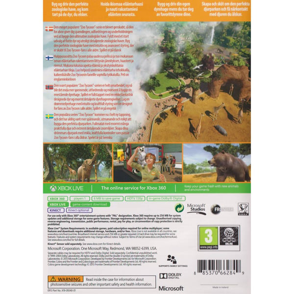 Zoo Tycoon Xbox 360 Nordic (Brukt)