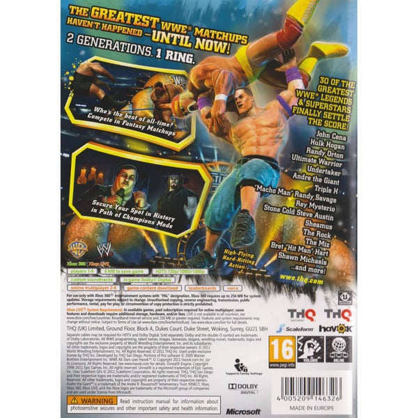 WWE All Stars Xbox 360 (Brugt)
