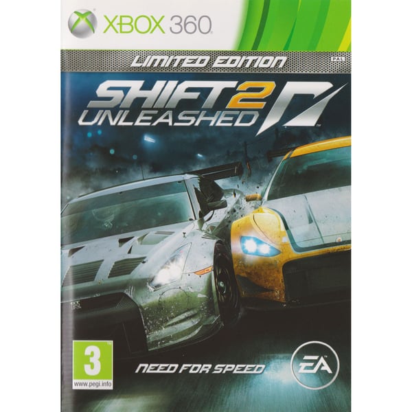 Shift 2 Unleashed Limited Edition Xbox 360 Nordic (Brukt)