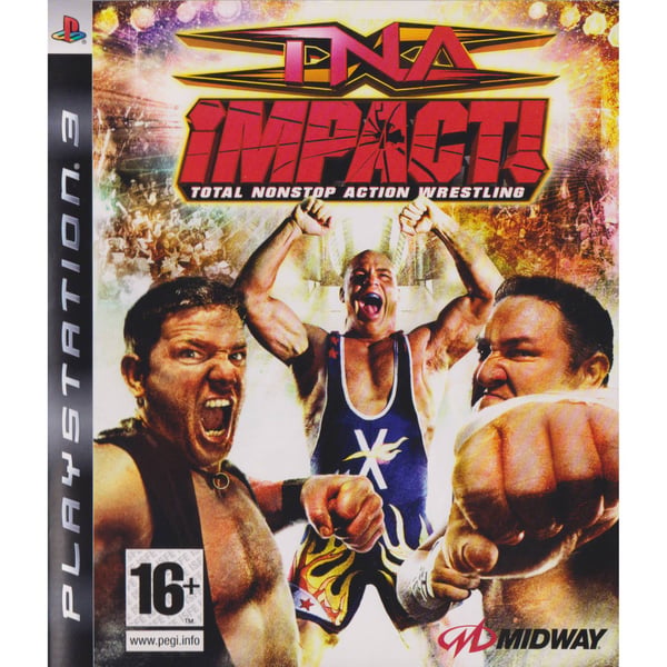 TNA Impact Total Nonstop Action Wrestling Playstation 3 PS3 Swedish (Brukt)