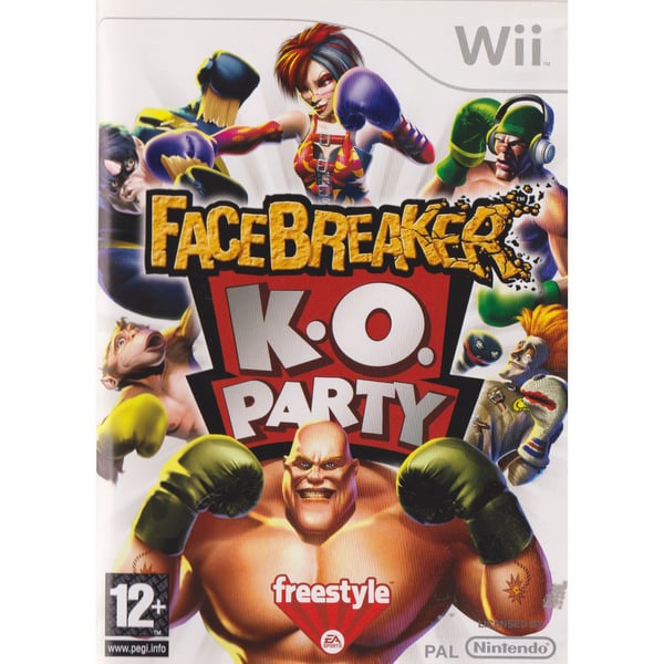 Facebreaker KO Party Nintendo Wii Nordic (Brukt)