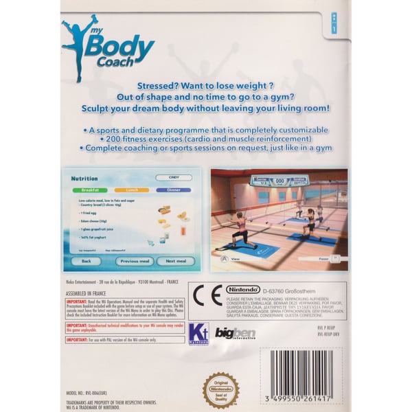 My Body Coach Nintendo Wii (Brukt)