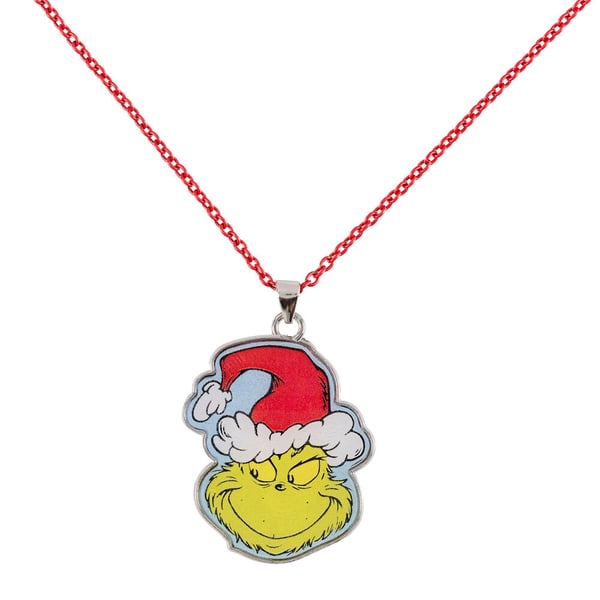 The Grinch Christmas Set necklace + earrings