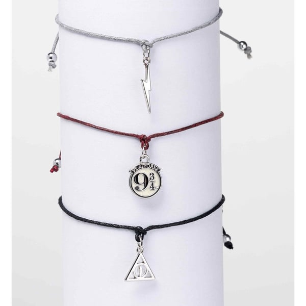 Harry Potter Deathly Hallows Friendship Set 3 bracelets