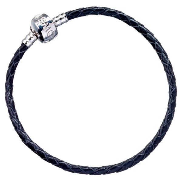 Harry Potter black leather charm bracelet