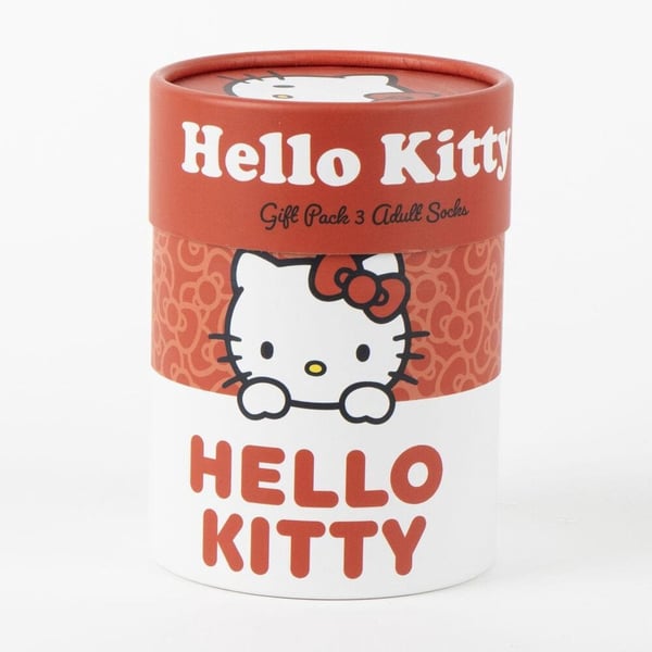 Hello Kitty pack 3 adult socks