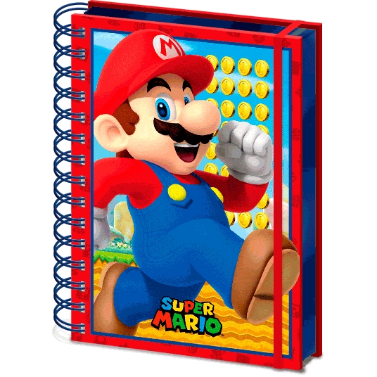 Super Mario Bros A5 lenticular notebook Super Mario Bros A5 lenticular notebook