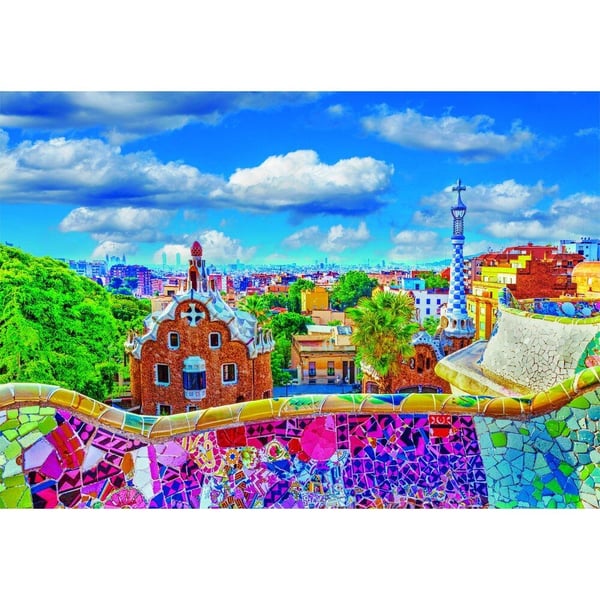 High Quality Park Guell Barcelona puzzle 1000pcs