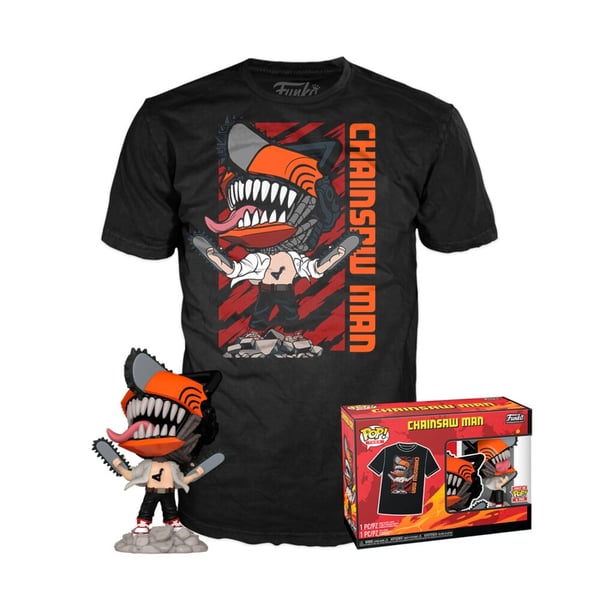 Set figure POP & Tee Chainsaw Man Leaping
