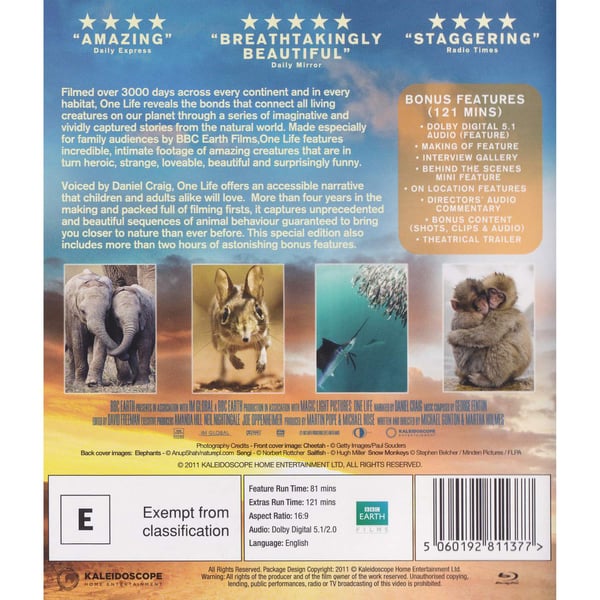 One Life Blu-Ray (Begagnad)