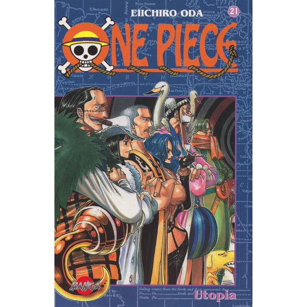 One Piece - 21 - Utopia - Eiichiro Oda - Svensk utgåva (Begagnad/Käytetty)