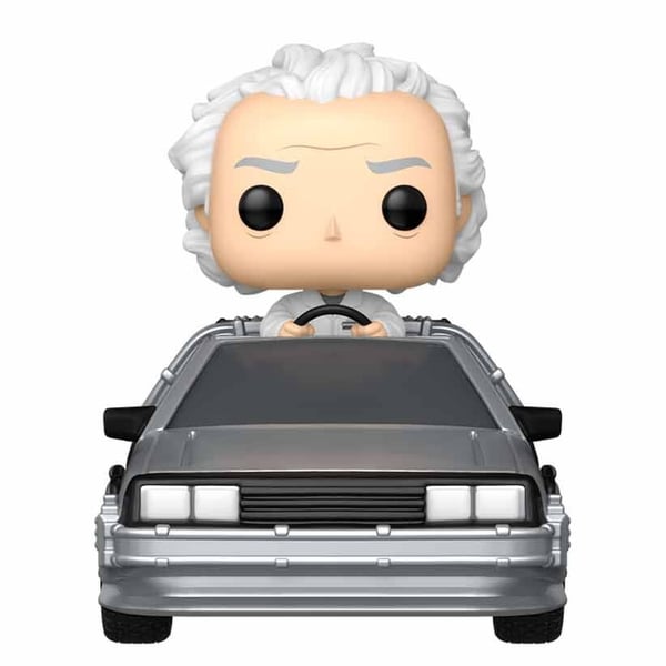POP figure Rides Deluxe Regreso al Futuro Doc With Time Machine
