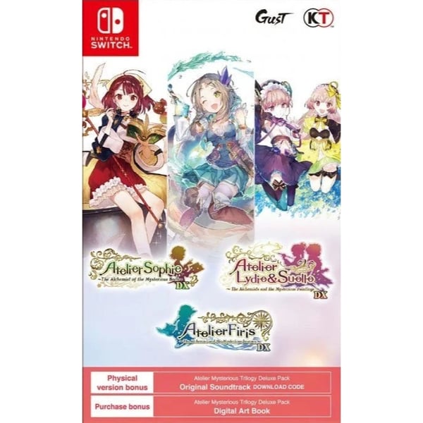 Atelier Mysterious Trilogy Deluxe Pack Nintendo Switch IMPORT