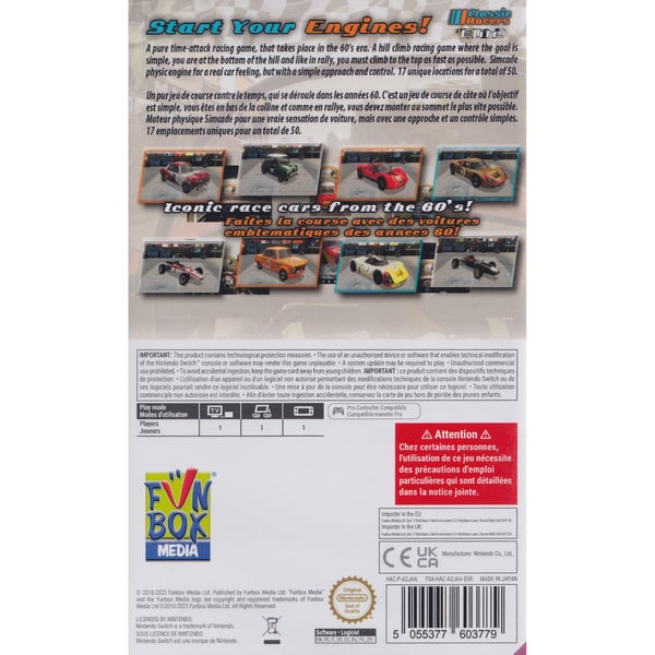 Classic Racers Elite Nintendo Switch