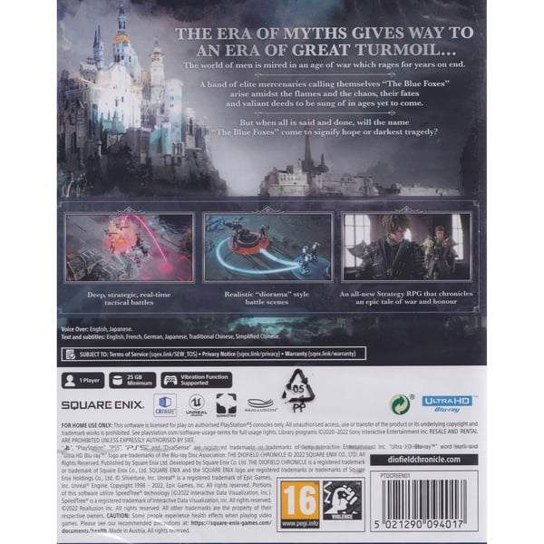 The Diofield Chronicle Playstation 5 PS5