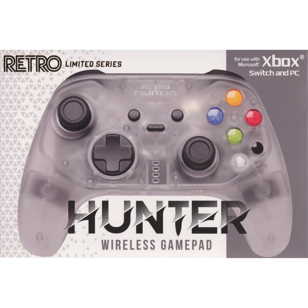 RetroFighters RF Hunter Wireless Controller Crystal Xbox / Nintendo Switch / PC