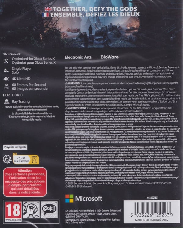 Dragon Age The Veilguard Xbox Series X
