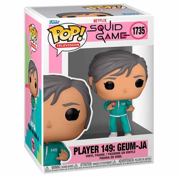 Figura POP Squid Game Player 149: Geum-Ja